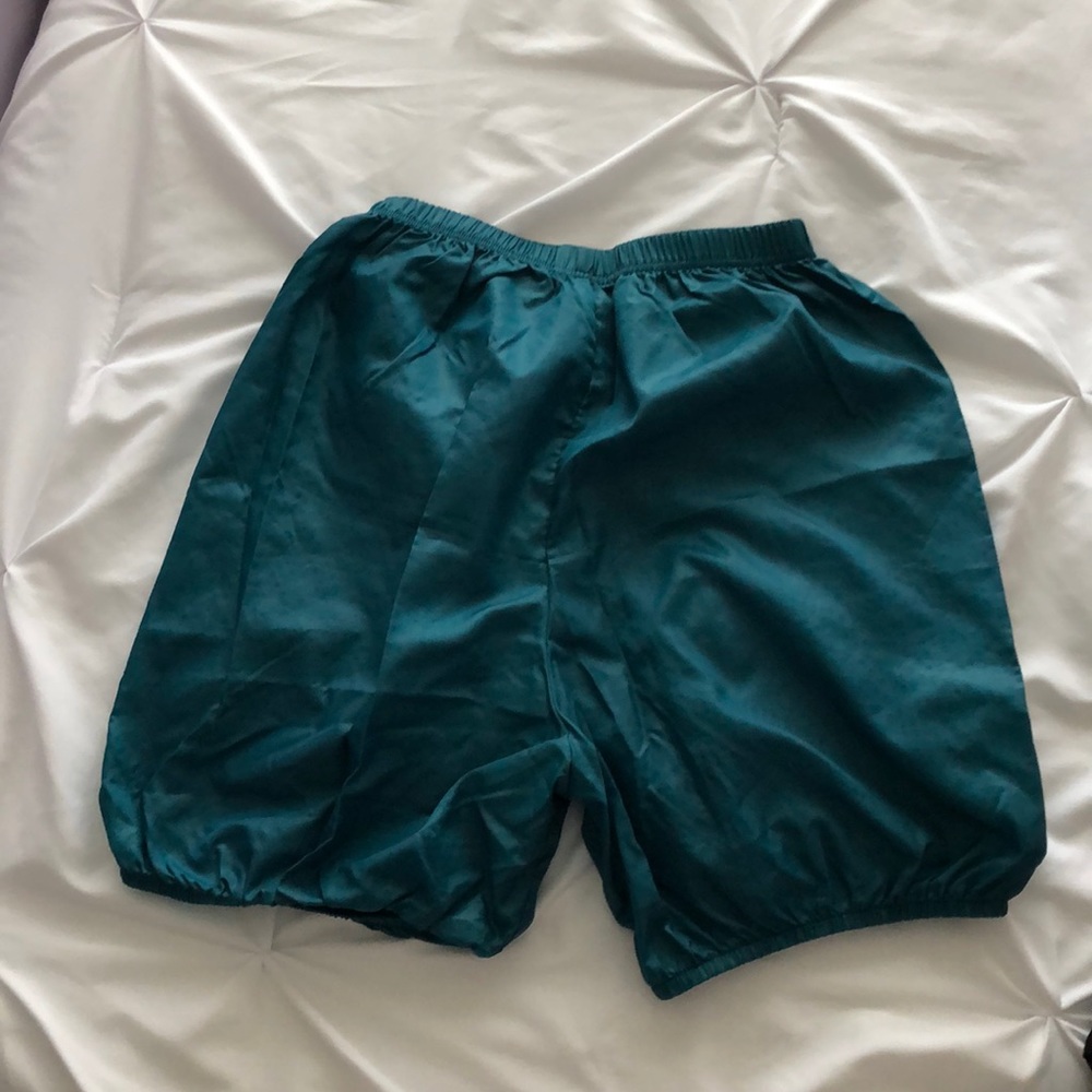 Body wrappers trash bag shorts/ active wear